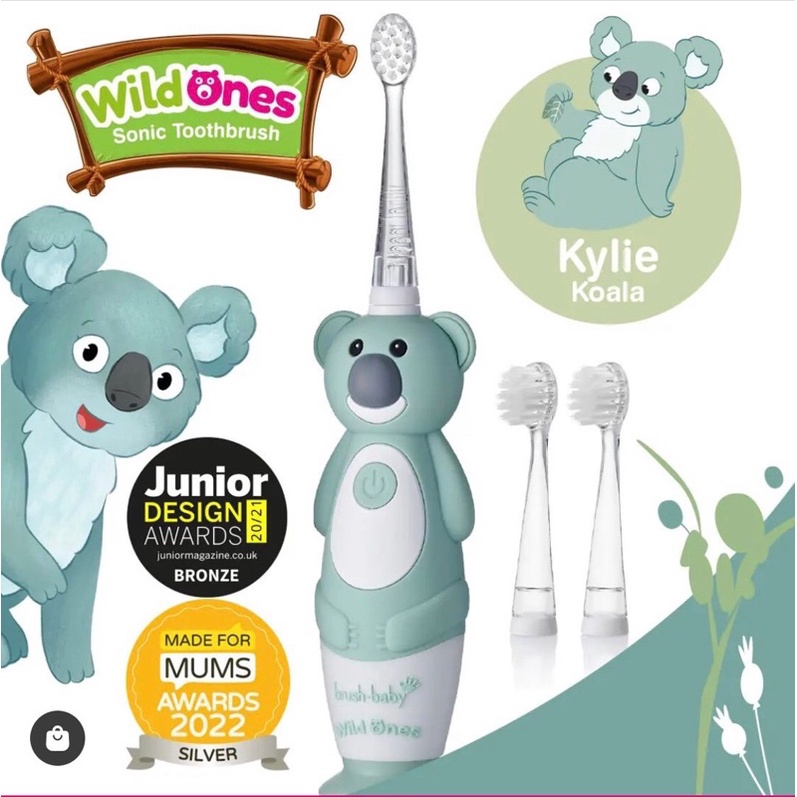 BÀN CHẢI ĐIỆN SÓNG ÂM BRUSHBABY WILDONES