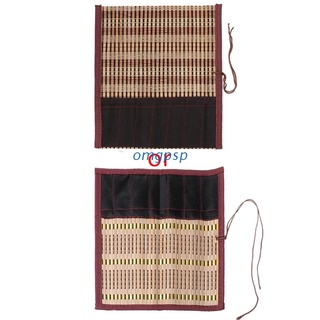 Túi cuộn tre đựng cọ vẽ viết thư pháp