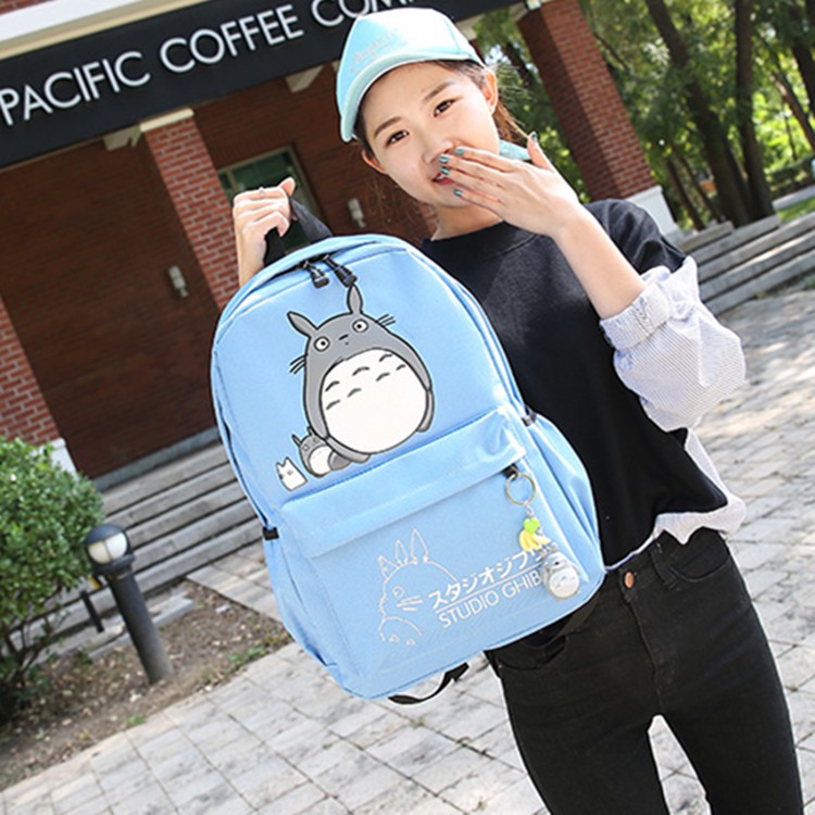 Ba Lô Đi Học In Hoạt Hình Totoro Thời Trang 2020 Cho Học Sinh