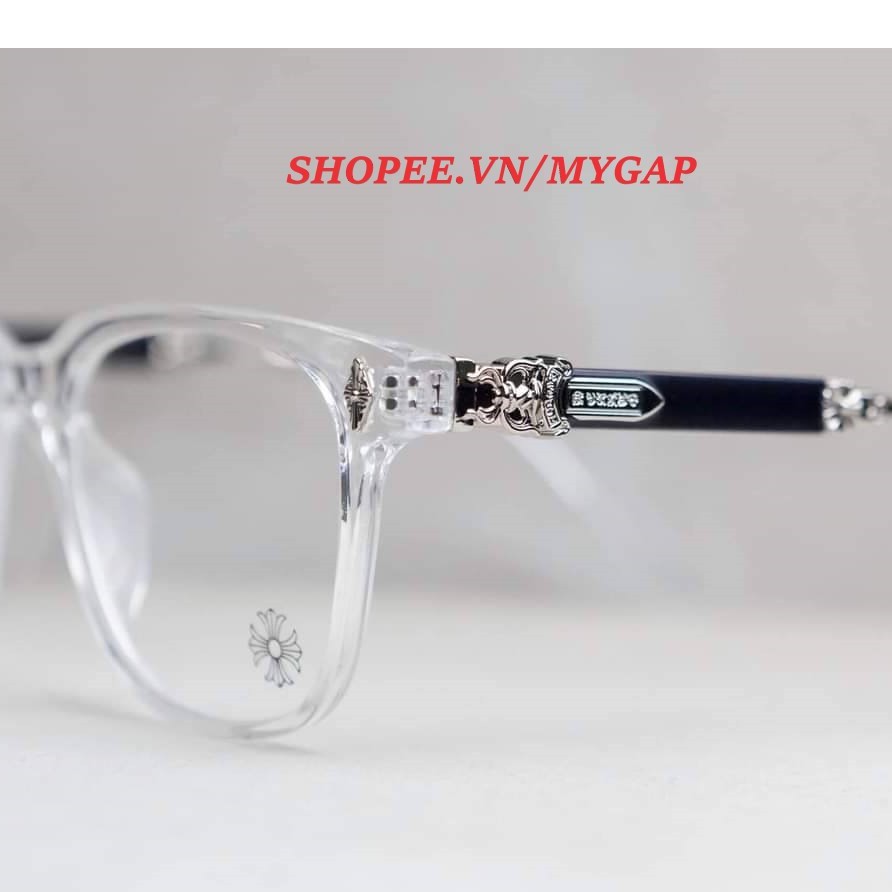 Gọng kính cận nam nữ chrome hearts Cao Cấp , chất liệu kim loại màu sắc thời trang 2021 M2272 | BigBuy360 - bigbuy360.vn