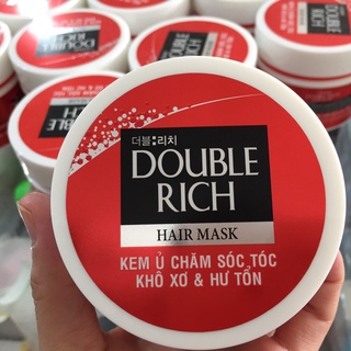 kem ủ tóc double rich OLLAGEN & JOJOBA chăm sóc chuyên sâu tóc hư tổn HỘP HỒNG mẫu mới 150g