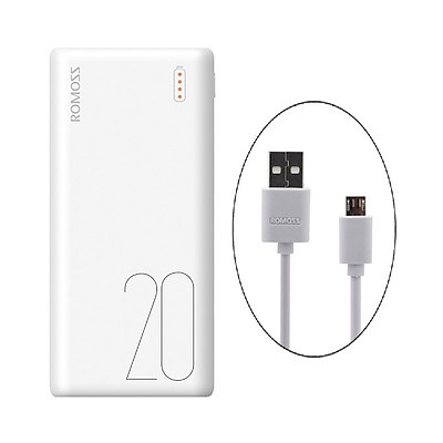 Pin sạc dự phòng Romoss SW20 pro 20.000mAh QC3.0+PD chính hãng sạc nhanh
