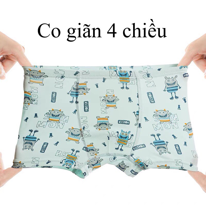 Set 5 Quần Chíp Đùi BABIBABI Chính Hãng Cottong Kháng Khuẩn Co Giãn 4 Chiều Cho Bé Trai Và Bé Gái Đồ Lót Cho Bé