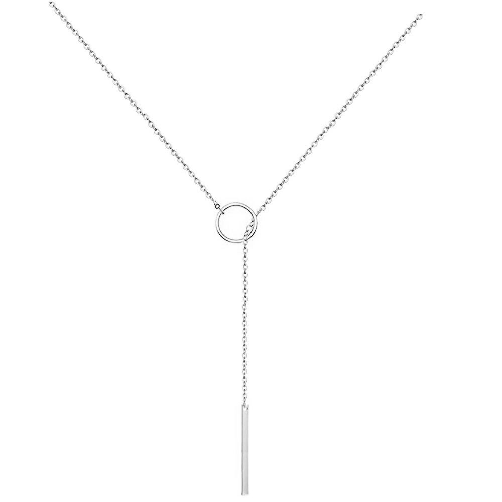 Vòng Cổ Choker Màu Vàng / Bạc Phong Cách Đơn Giản Hiện Đại Dành Cho Nữ