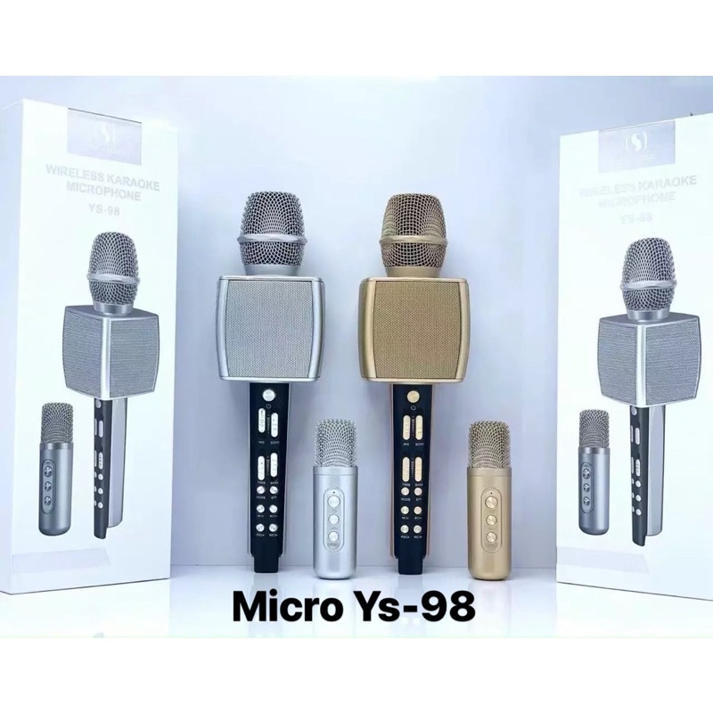 Micro đôi Bluetooth karaoke kèm loa YS-98