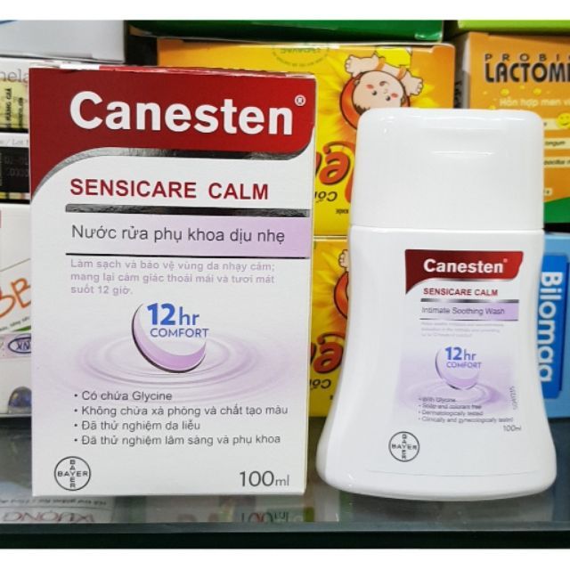 Canesten Sensicare Calm - Nước Rửa Phụ Khoa 100Ml