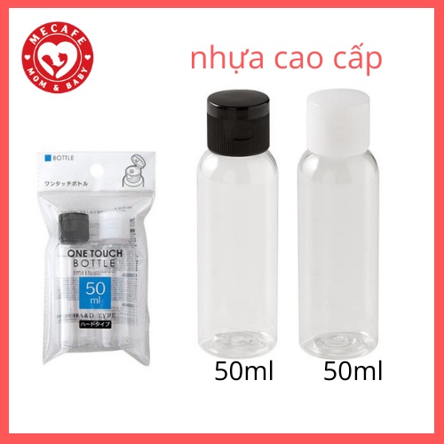 Set 2 lọ chiết mỹ phẩm 50ml đi du lịch - Nhật Bản