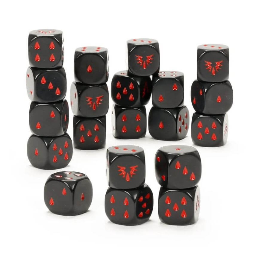 Xúc xắc Warhammer 40,000 - Blood Angels Dice Set