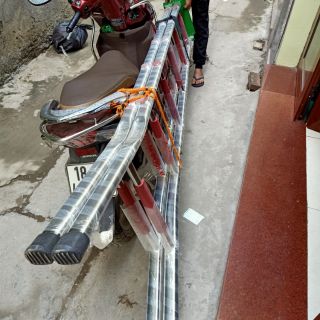 Thang inox chữ A cao 2,5m