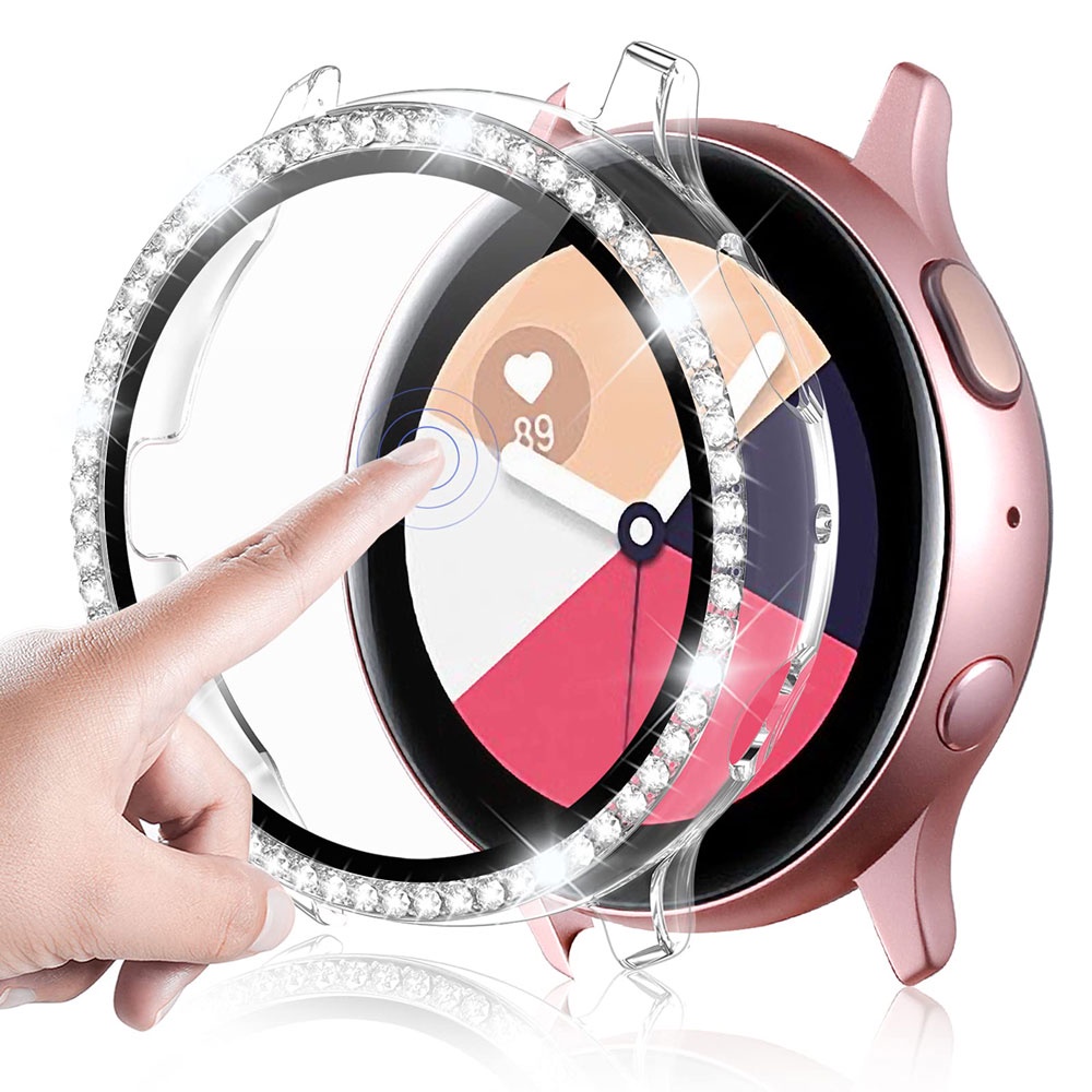 Ốp Kính Cường Lực Bảo Vệ Mặt Đồng Hồ Samsung Galaxy watch Active 2 40mm 44mm