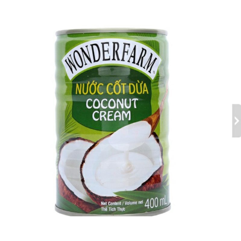 Nước cốt dừa wonderfarm 400ml