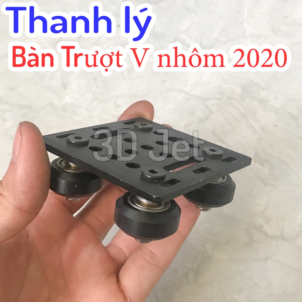 Bàn trượt chữ V cho nhôm định hình Vslot 2020, 2040