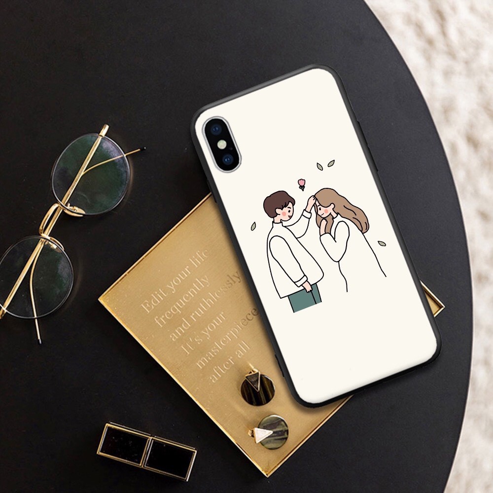 Ốp điện thoại đôi trai gái cho iphone 13 12 pro max mini 11 pro max X s max 6 s plus 7 8 plus Xr X s max se2020