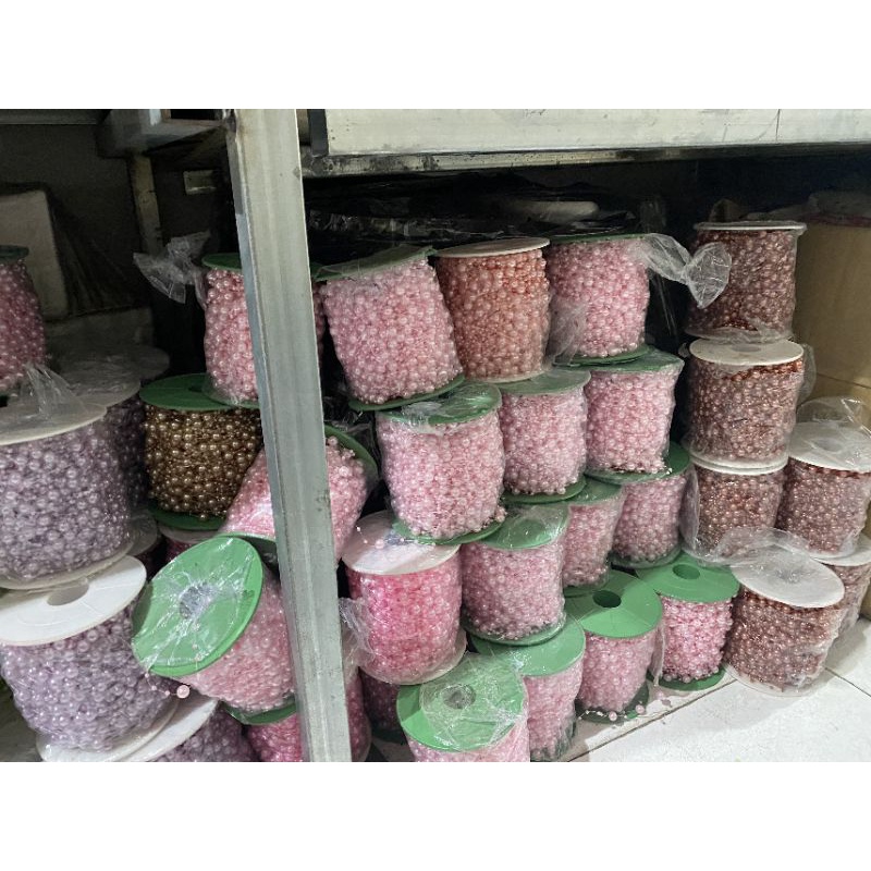 Cườm cuộn 60 mét bó hoa tay cầm cô dâu