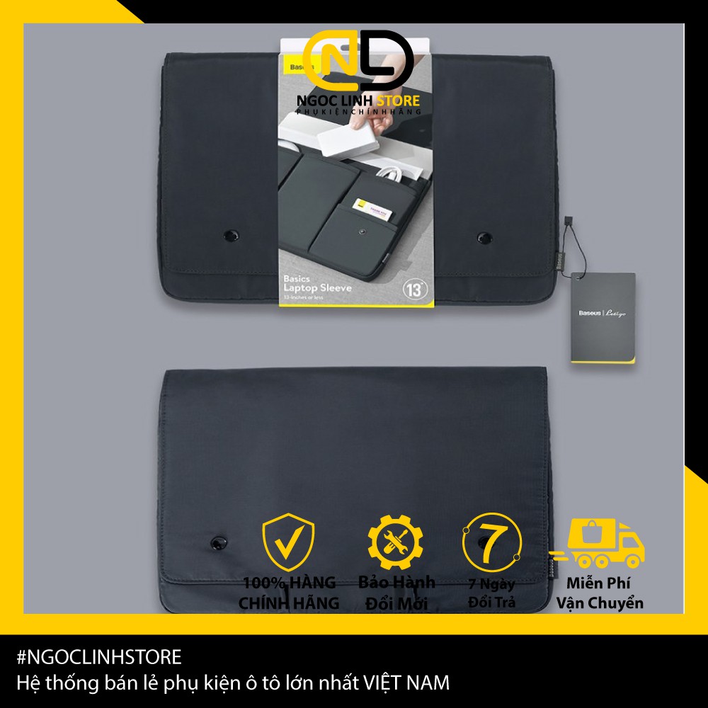 Túi chống sốc, chống thấm nhỏ gọn Baseus Basics Series 13/16 inches dùng cho Tablet/ Macbook/ Laptop và phụ kiện