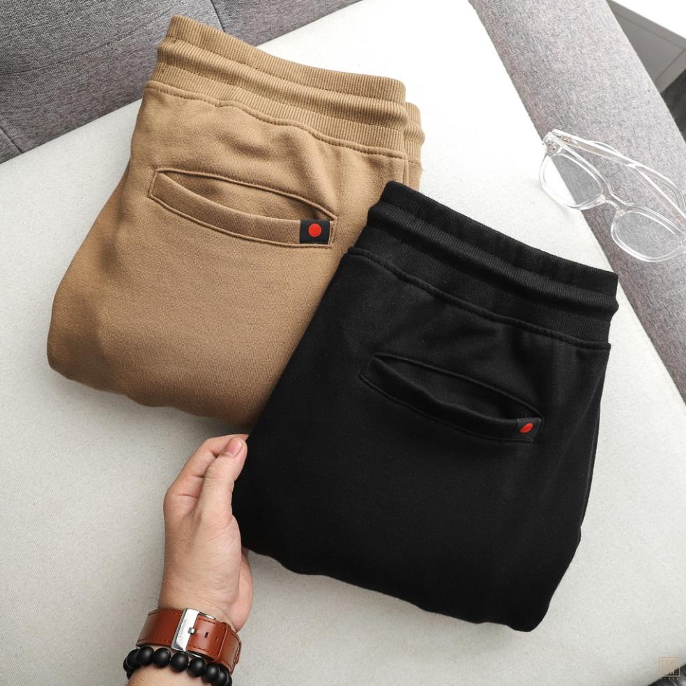 Quần Jogger Nam Trơn Đen Nâu Dáng Thể Thao Thời Trang, Vải Nỉ Da Cá Co Giãn Cao Cấp INF JG001534, SOMEHOW