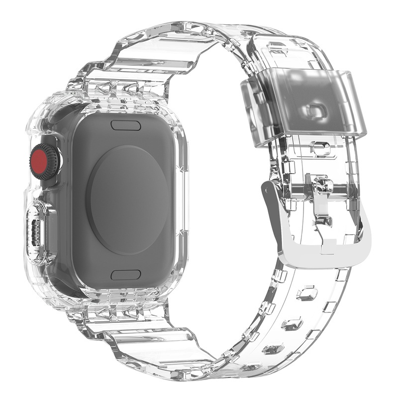 Dây đeo đồng hồ silicone nhiều màu cho đồng hồ thông minh Iwatch 7 6 SE 5 4 3 2 1 38 40 42 44mm