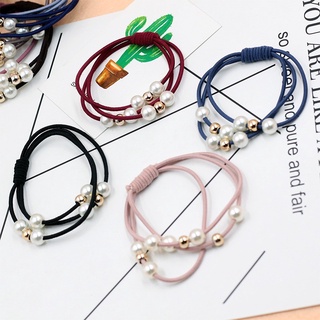 Cột Tóc Trân Châu Cao Su Co Giãn