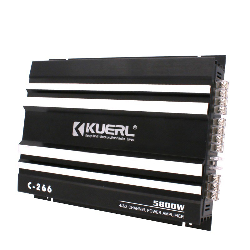 Bộ Khuếch Đại Âm Thanh Ô Tô 4 Kênh Kuerl 5800W C-266