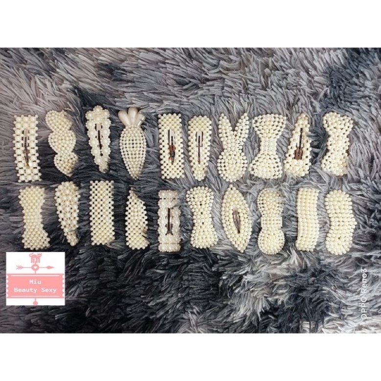 Kẹp tóc ngọc trai nhiều mẫu cho bạn gái - ng0c  trai nhân tạo