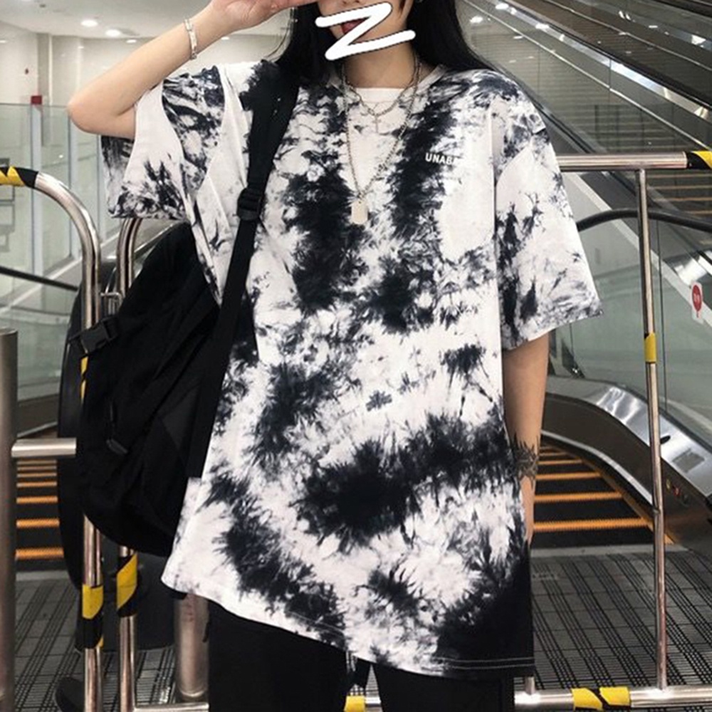 Combo Áo Thun Nam Trắng Loang Vằn Kết Hợp Quần Shorts Đùi Phối Sọc SET GHEP TOP 181 + SHORTS 16