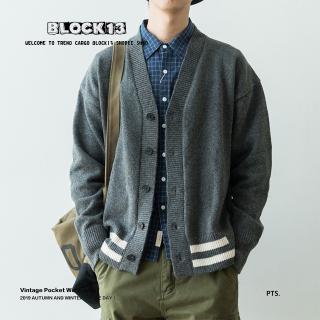 Áo Khoác Cardigan Thời Trang Xuân Thu Hàn Quốc Dễ Phối Đồ Cho Nam