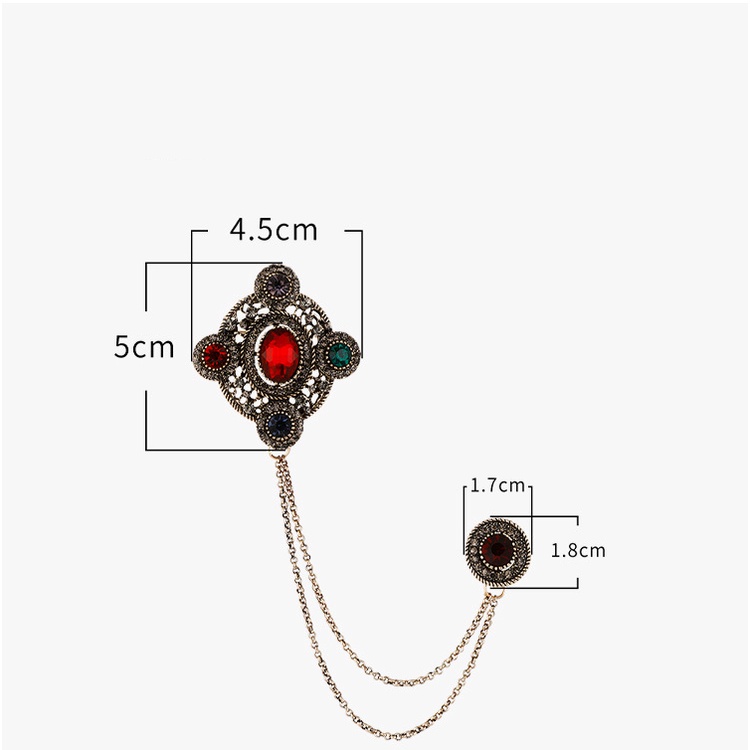 Huy Hiệu Cài Áo Hình Thánh Giá Đính Đá Thời Trang