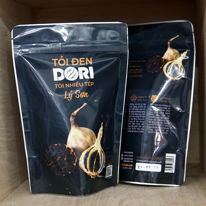 Tỏi Đen Lý Sơn Dori Nhiều Tép Loại 2 - Túi 125g