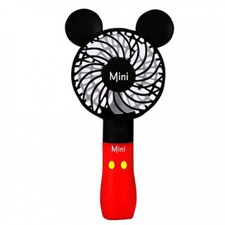 Quạt cầm tay mini hình chuột Mickey có 3 tốc độ cực mát, giao màu ngẫu nhiên.