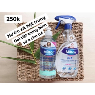 Gel/xịt tiệt trùng Milton
