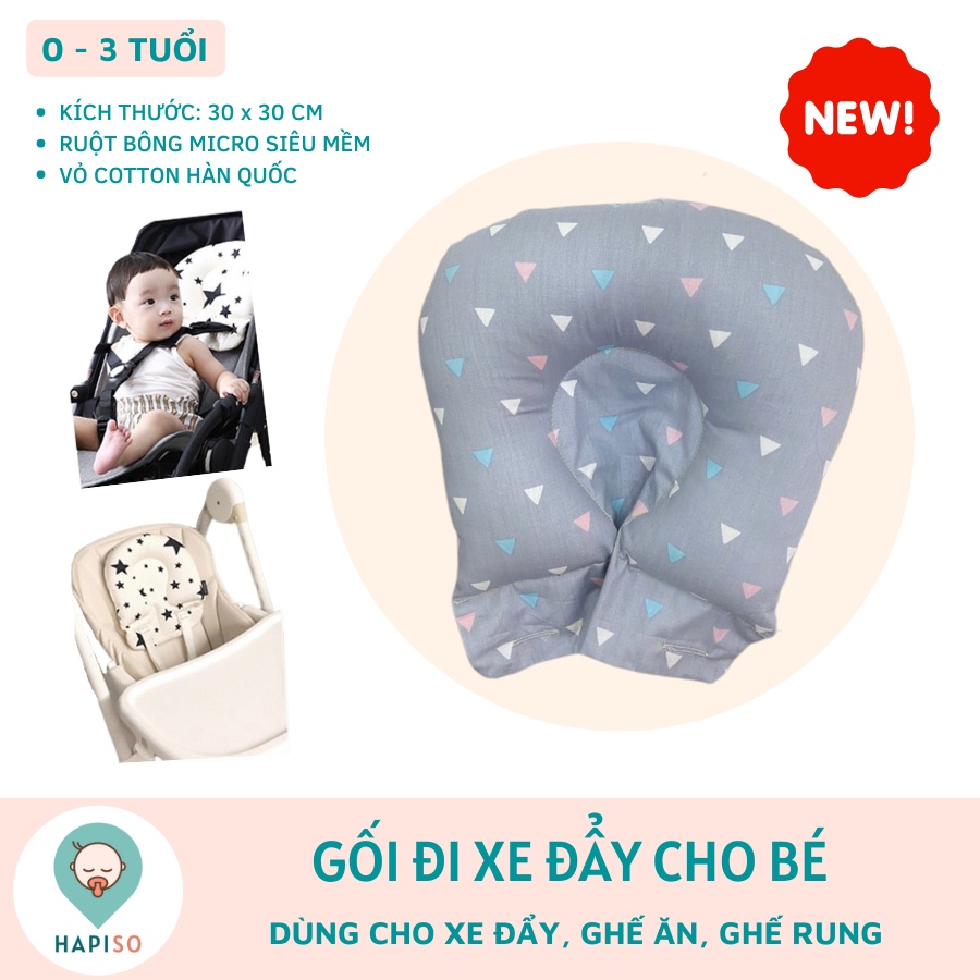 Gối đi xe đẩy cho bé Hapiso