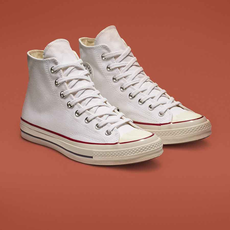 Giày 𝗖𝗼𝗻𝘃𝗲𝗿𝘀𝗲 𝟭𝟵𝟳𝟬𝘀 Cổ Cao Màu Trắng Nam Nữ 💥 Giày Thể Thao Sneaker Nam Nữ CV 1970s Trắng Cao Cổ Full Box