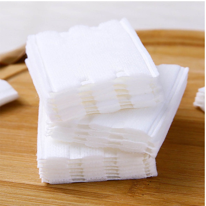 Bông tẩy trang 3 lớp Cotton Pads 222 miếng nội địa Trung