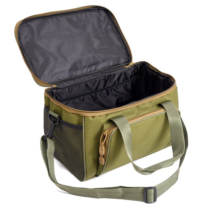 LEO Outdoor Fishing Bag Waterproof Oxford Cloth Waist Shoulder Messenger Fishing Tackle Reel Lure Camera Storage Bag A