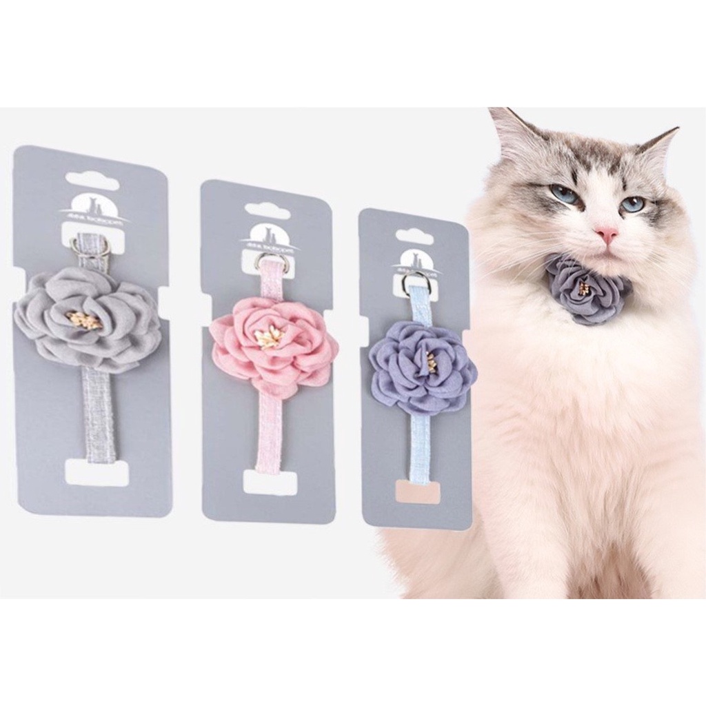 Vòng cổ hoa cho mèo