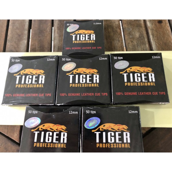 ĐẦU CƠ BIDA CLB - TIGER 11.5MM - 12MM - 13MM - HỘP 50 VIÊN