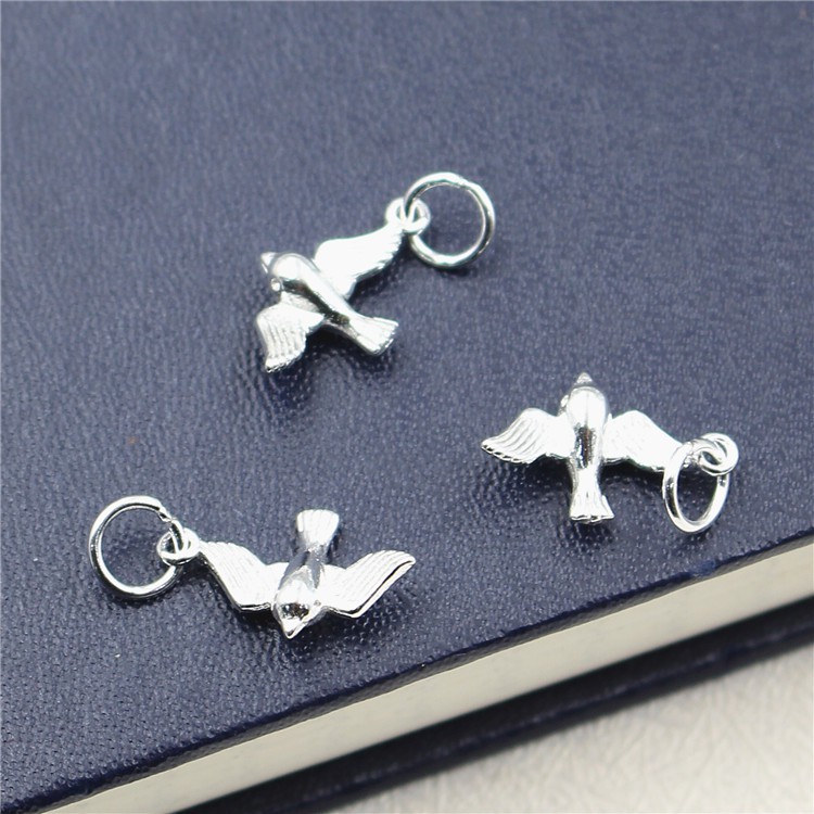 Charm bạc móc treo hình chim én - Charm bạc 925 - Mã CB560
