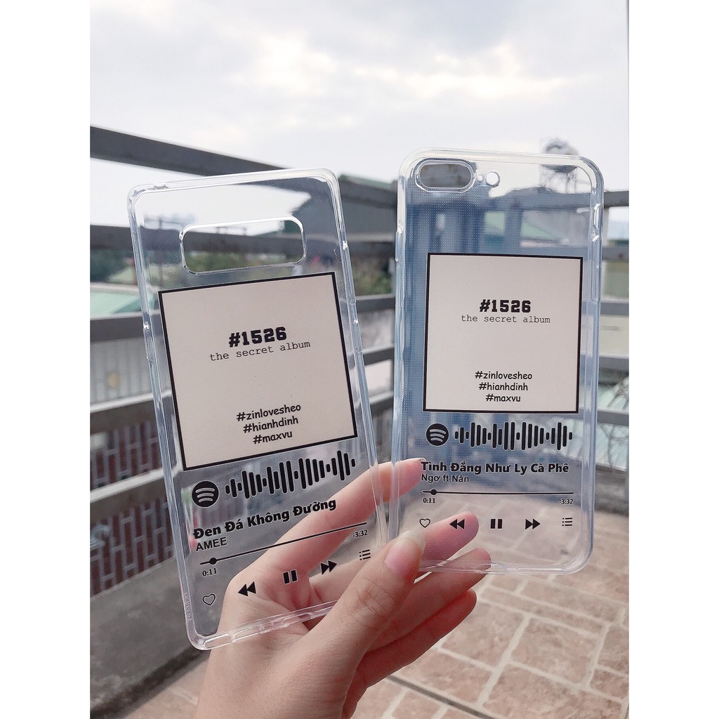 Ốp điện thoại in theo yêu cầu khung Facebook, Instagram, Spotify hot trend 2021