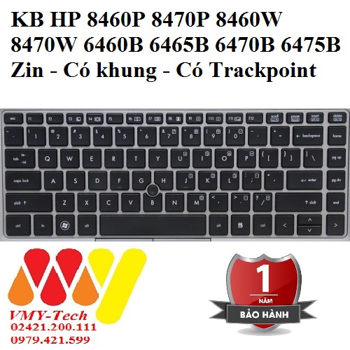 Bàn Phím laptop HP 8460P 8470P 8460W 8470W 6460B 6465B 6470B 6475B