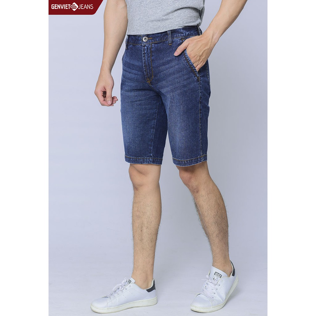 Quần Ngố Jeans Nam Genviet X1303J1254