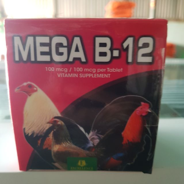 Mega b12 thuốc nuôi dành cho chiến kê 1 hộp 100 viên