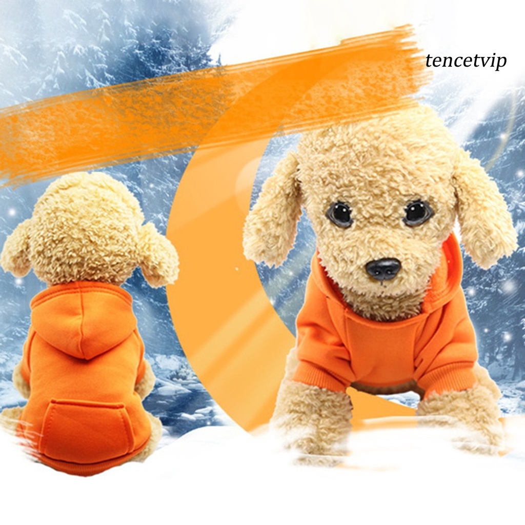 Áo hoodie hai lớp có túi thời trang thu đông cho thú cưng