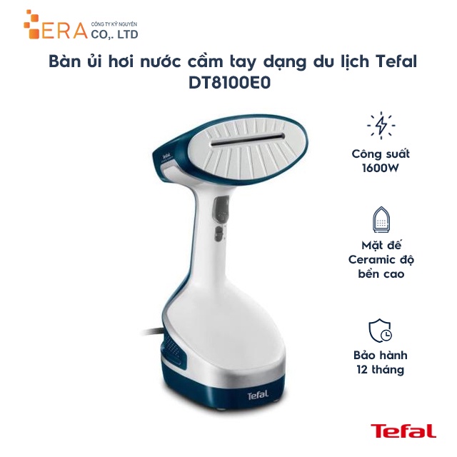 [Mã ELHADEV giảm 4% đơn 300K] Bàn ủi hơi nước cầm tay Tefal DT-8100EO