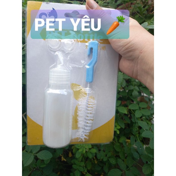 Bình sữa dành cho thỏ bọ thú cưng trong tháng dễ sử dụng an toàn cho các bé