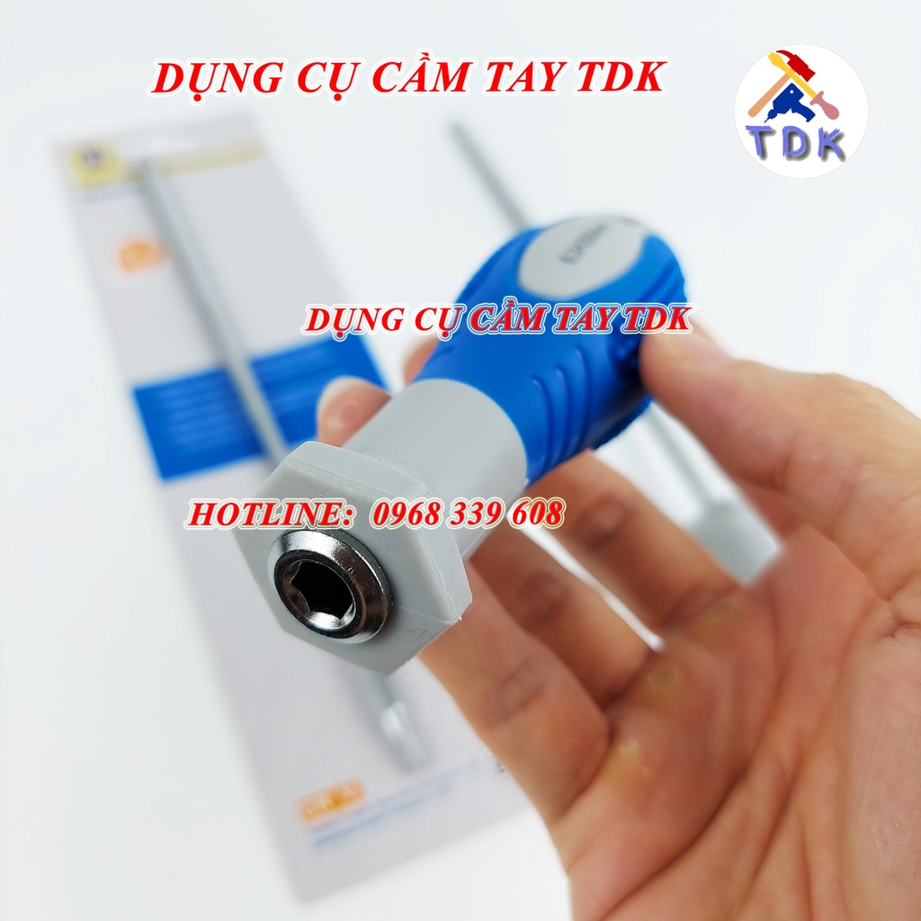 Tua vít đa năng 2 đầu C-Mart C0041-6.3200, tô vít đổi đầu dài 200mm
