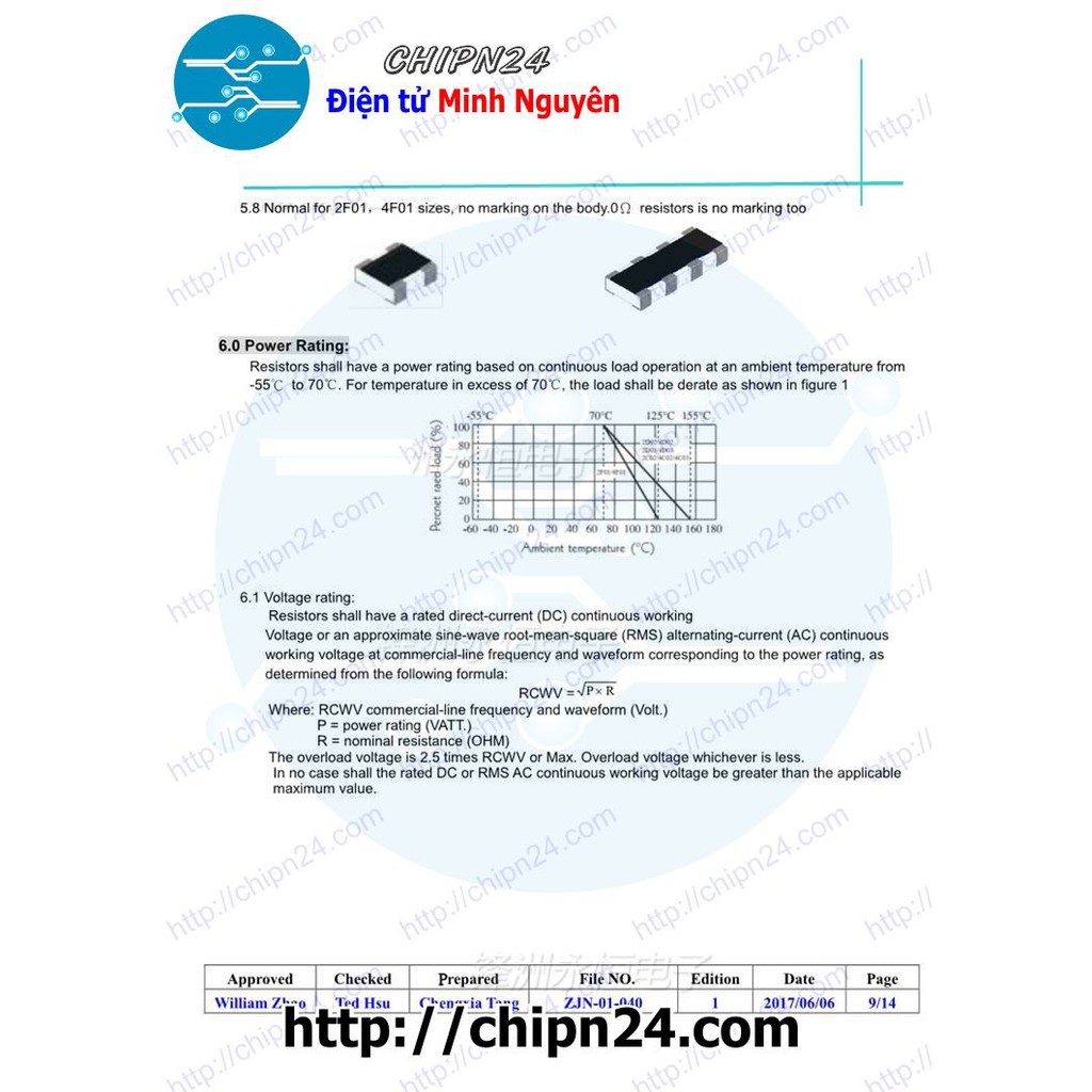 [10 CON] Trở Băng 0603x4 510R (0603 8P4R)