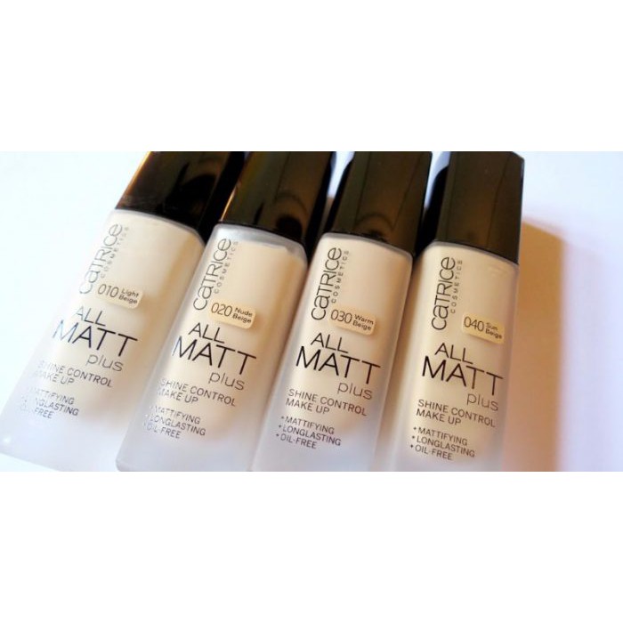 Kem Nền Catrice Cosmetic All Matt Plus Shine Control Make Up 18h