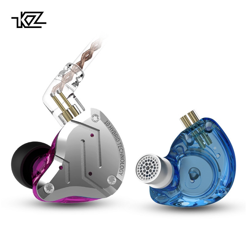 Tai nghe nhét tai KZ ZS10 Pro công nghệ Hybrid 4BA+1DD Hifi Bass