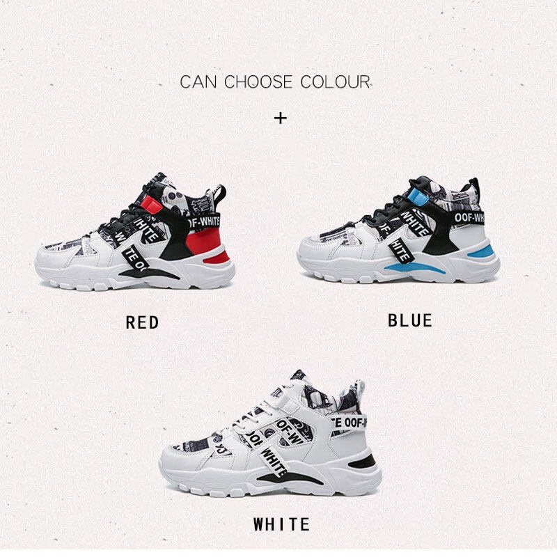 Giày Thể Thao Nam Cổ Cao Thời Trang Hàn Quốc Năng Động