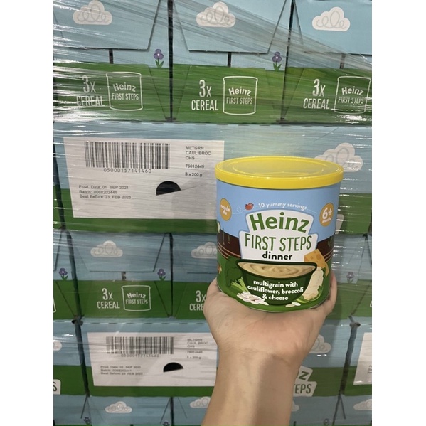 Date 12/23 Bột ăn dặm Henz vị súp lơ phô mai
